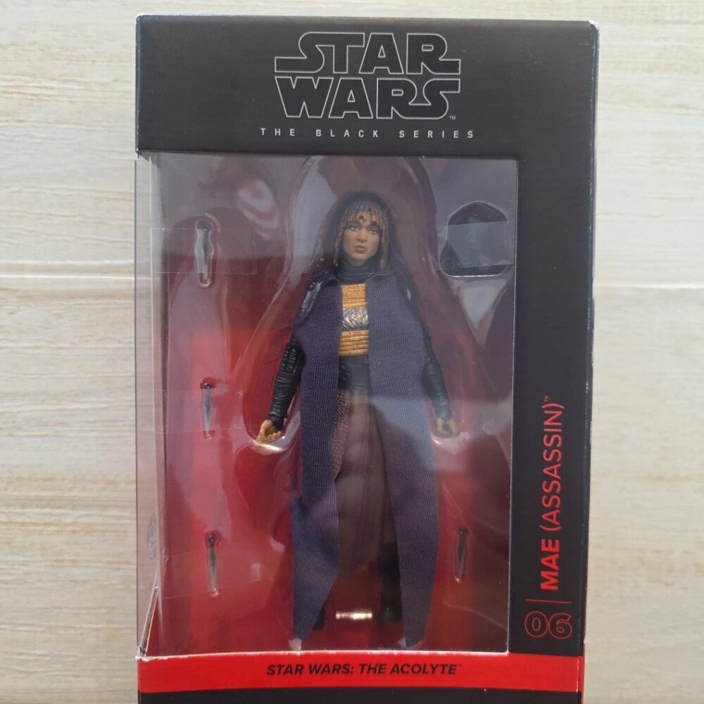 Star Wars The Black Series #06 MAE ASSASSIN 6” Scale Figure Collectible NEW
